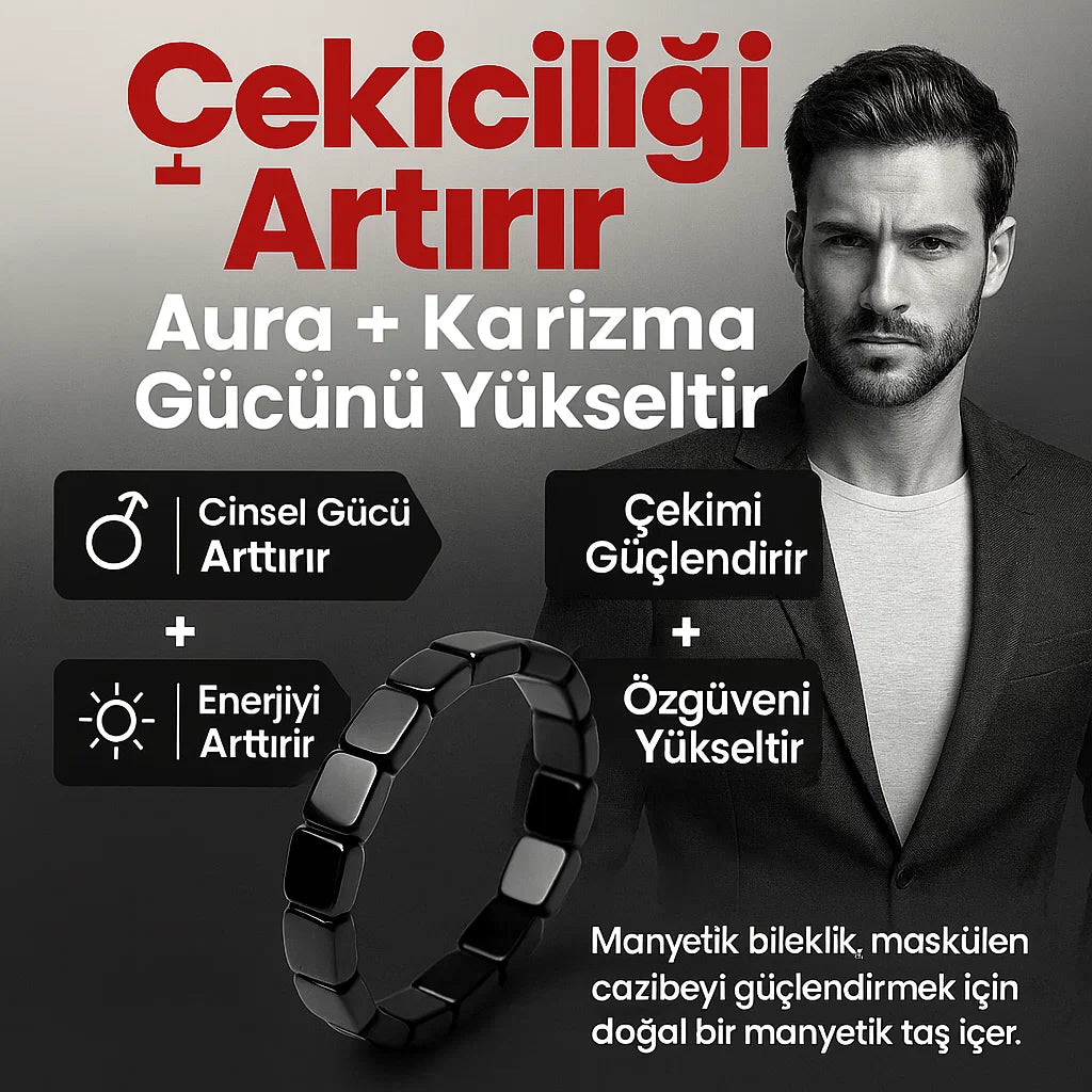 Alfa Takı – Maskülen Enerji, Libido ve Cinsel İstek Destekleyici Hematit Bileklik